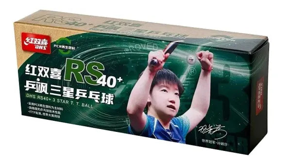 DHS RS40+ 3 Star Table Tennis Ball (Pack of 10)