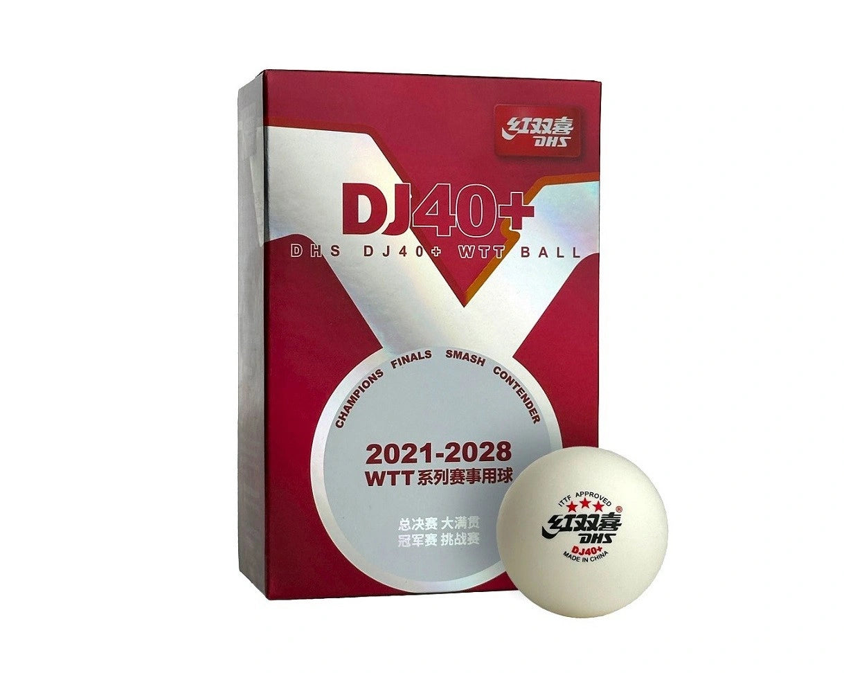 DHS DJ40+ 3 Star WTT Balls (Pack of 6)